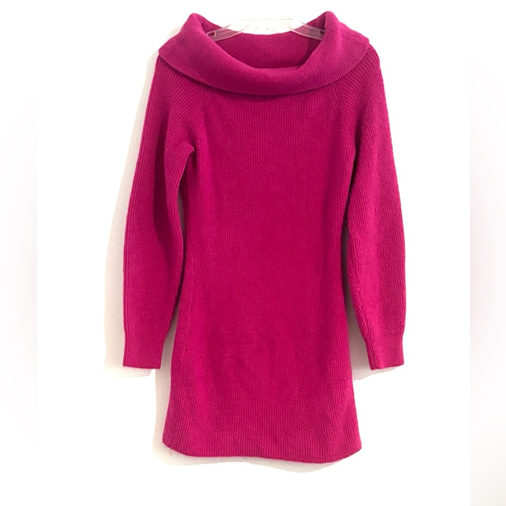 H&M OFF-THE-SHOULDER BODYCON DRESS Size M Sweater Dress